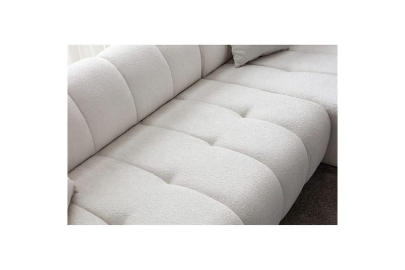 Mississauga Sofa med divan 3-personers - Hvid - Møbler - Sofaer - Sofa med chaiselong