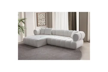Mississauga Sofa med divan 3-personers - Hvid - Møbler - Sofaer - Sofa med chaiselong