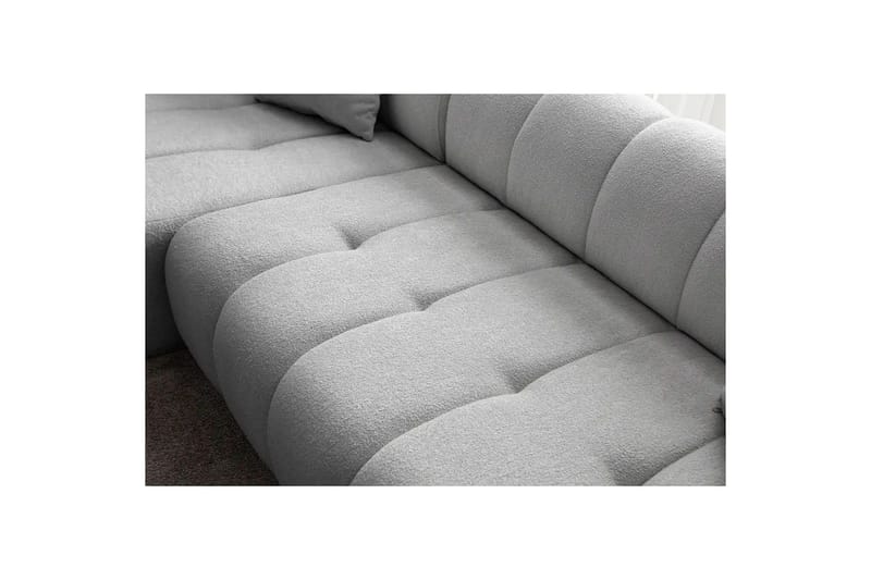 Mississauga Sofa med divan 3-personers - Grå - Møbler - Sofaer - Sofa med chaiselong