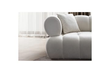 Mississauga Sofa med divan 3-personers - Hvid - Møbler - Sofaer - Sofa med chaiselong