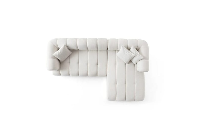 Mississauga Sofa med divan 3-personers - Hvid - Møbler - Sofaer - Sofa med chaiselong
