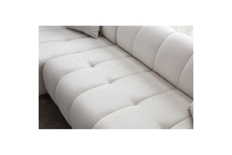 Mississauga Sofa med divan 3-personers - Hvid - Møbler - Sofaer - Sofa med chaiselong