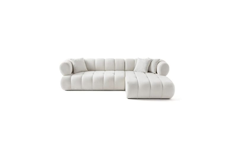 Mississauga Sofa med divan 3-personers - Hvid - Møbler - Sofaer - Sofa med chaiselong