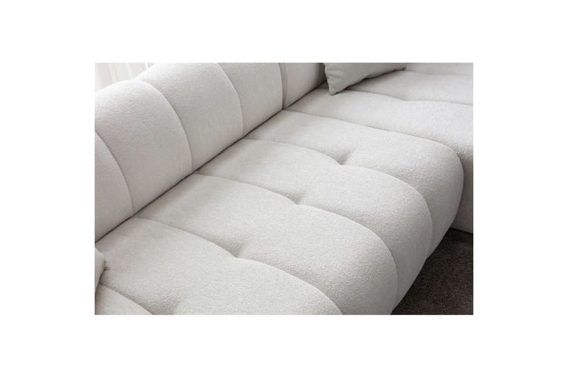 Mississauga Sofa med divan 3-personers - Hvid - Møbler - Sofaer - Sofa med chaiselong