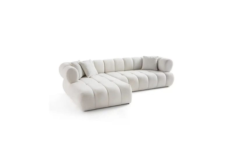 Mississauga Sofa med divan 3-personers - Hvid - Møbler - Sofaer - Sofa med chaiselong