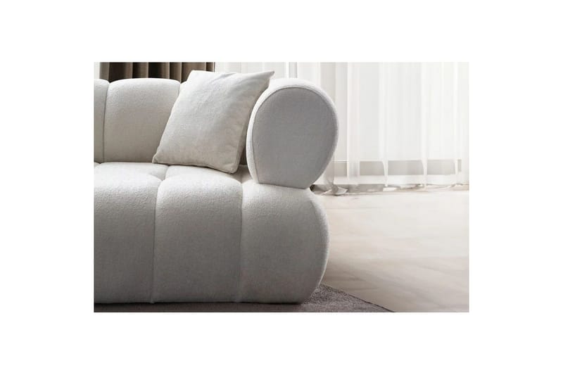 Mississauga Sofa med divan 3-personers - Hvid - Møbler - Sofaer - Sofa med chaiselong