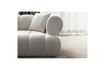Mississauga Sofa med divan 3-personers - Hvid - Møbler - Sofaer - Sofa med chaiselong