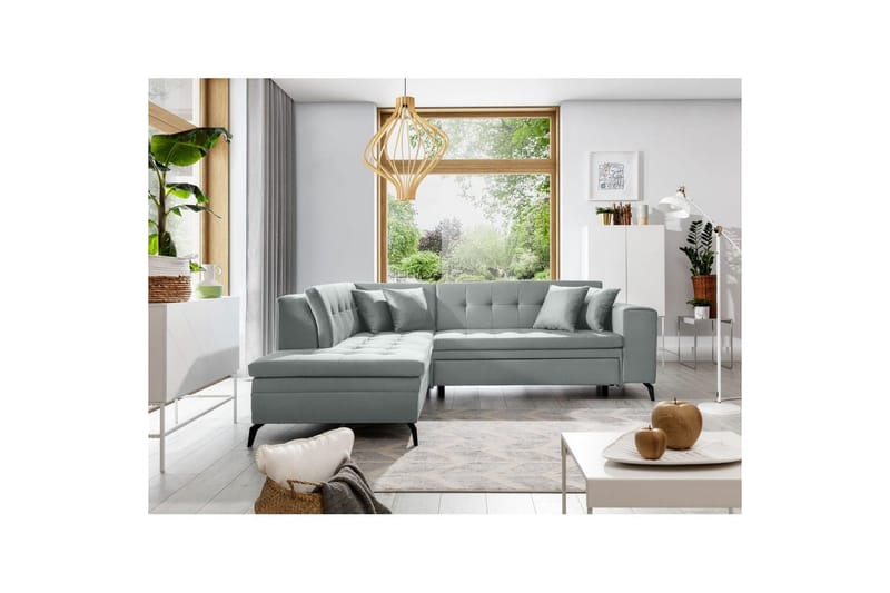 Modulsofa Eltap Lanvin 260x210x93 cm, Savoi 100, Grå, Venstre