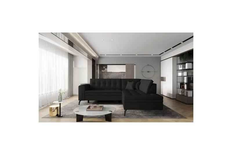 Modulsofa Eltap Lanvin 260x210x93 cm, Softis 11, Højre