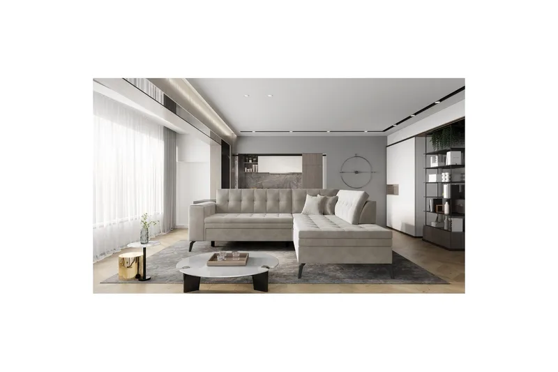 Modulsofa Eltap Lanvin 260x210x93 cm - Sola 18, Højre - Møbler - Sofaer - Sofa med chaiselong