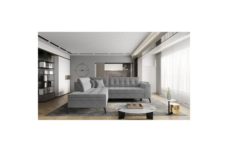 Modulsofa Eltap Lanvin 260x210x93 cm - Sola 4, Venstre - Møbler - Sofaer - Sofa med chaiselong