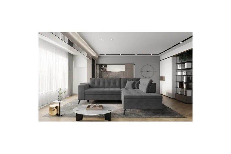 Modulsofa Eltap Lanvin 260x210x93 cm - Sola 6, Højre - Møbler - Sofaer - Sofa med chaiselong