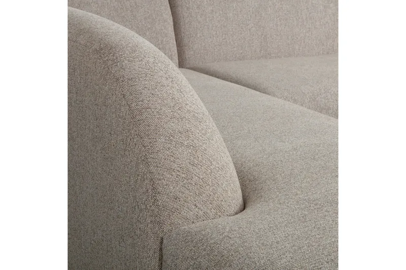 Mooli Sofa med Chaiselong 3-personers - Naturmelange - Møbler - Sofaer - Sofa med chaiselong