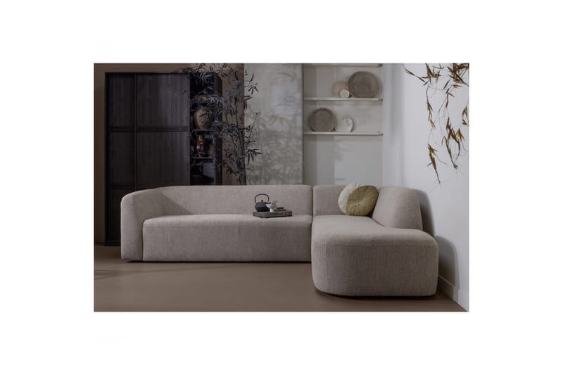 Mooli Sofa med Chaiselong 3-personers - Naturmelange - Møbler - Sofaer - Sofa med chaiselong