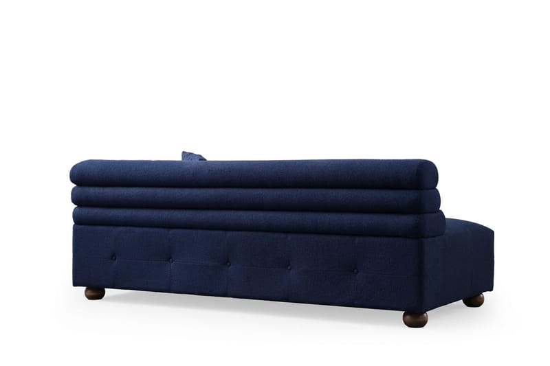 Namarta 4-personers Sofa med Chaiselong - Mørkeblå - Møbler - Sofaer - Sofa med chaiselong