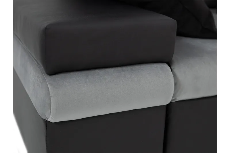 Naoma Sofa med Divan 3-seter - Hvid/Lys grå - Møbler - Sofaer - Sofa med chaiselong