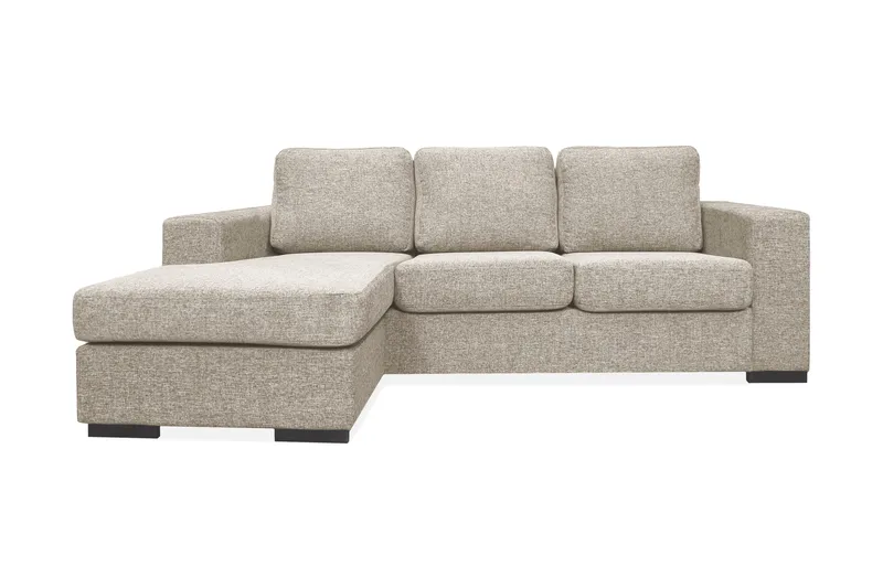 Nebraska Chaiselongsofa 3-pers Vendbar, Beige