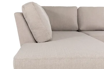 Nebraska Chaiselongsofa 4-pers Venstre - Beige - Møbler - Sofaer - Sofa med chaiselong