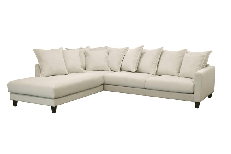 Nida chaiselong sofa 4-pers - Beige - Sofa med chaiselong - 4 personers sofa med chaiselong