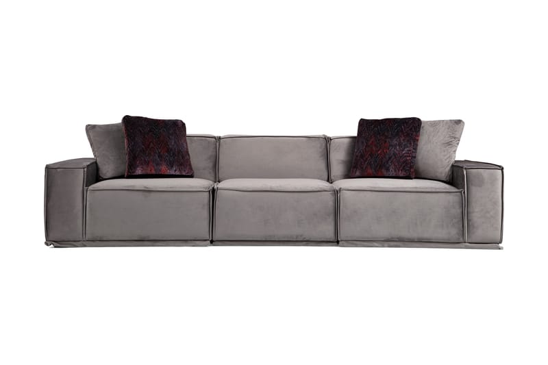 Nightcap Sofa m. Chaiselong 3-Pers. - Grå - Sofa med chaiselong - 3 personers sofa med chaiselong