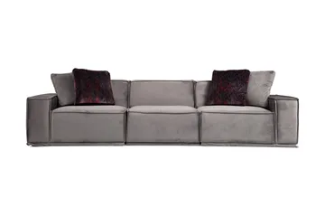 Nightcap Sofa m. Chaiselong 3-Pers. - Grå - Møbler - Sofaer - 3 personers sofa