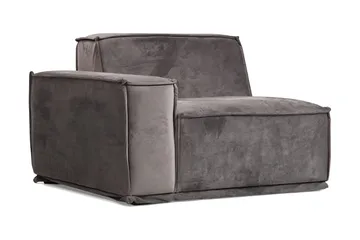Nightcap Sofa m. Chaiselong 3-Pers. - Grå - Møbler - Sofaer - 3 personers sofa