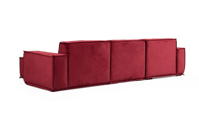 Nightcap Sofa m. Chaiselong 4-Pers. - Burgundy - Møbler - Sofaer - Sofa med chaiselong