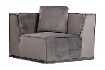Nightcap Sofa m. Chaiselong 4-Pers. - Grå - Møbler - Sofaer - Modulsofaer - Komplet modulsofa