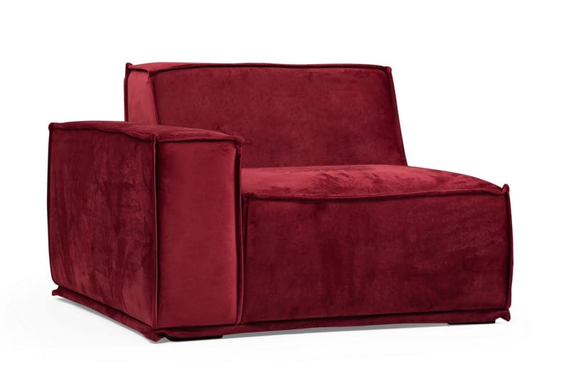 Nightcap Sofa m. Chaiselong 4-Pers. - Burgundy - Møbler - Sofaer - Sofa med chaiselong