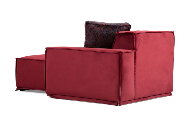 Nightcap Sofa m. Chaiselong 4-Pers. - Burgundy - Møbler - Sofaer - Sofa med chaiselong