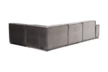 Nightcap Sofa m. Chaiselong 4-Pers. - Grå - Møbler - Sofaer - Modulsofaer - Komplet modulsofa