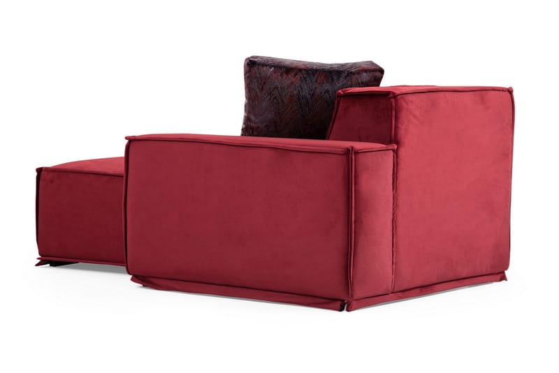Nightcap Sofa m. Chaiselong 4-Pers. - Burgundy - Møbler - Sofaer - Sofa med chaiselong