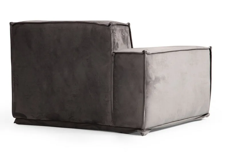 Nightcap Sofa m. Chaiselong 6-Pers. - Grå - Møbler - Sofaer - Hjørnesofa