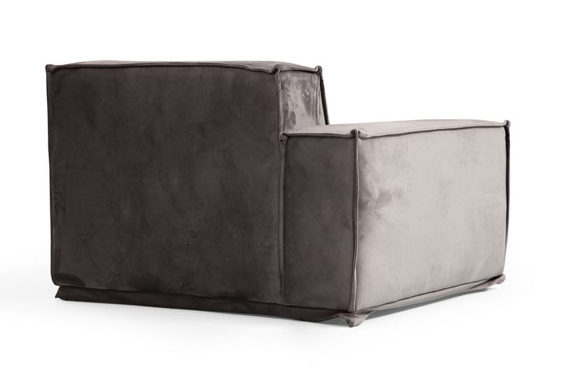 Nightcap Sofa m. Chaiselong 6-Pers. - Grå - Sofa med chaiselong