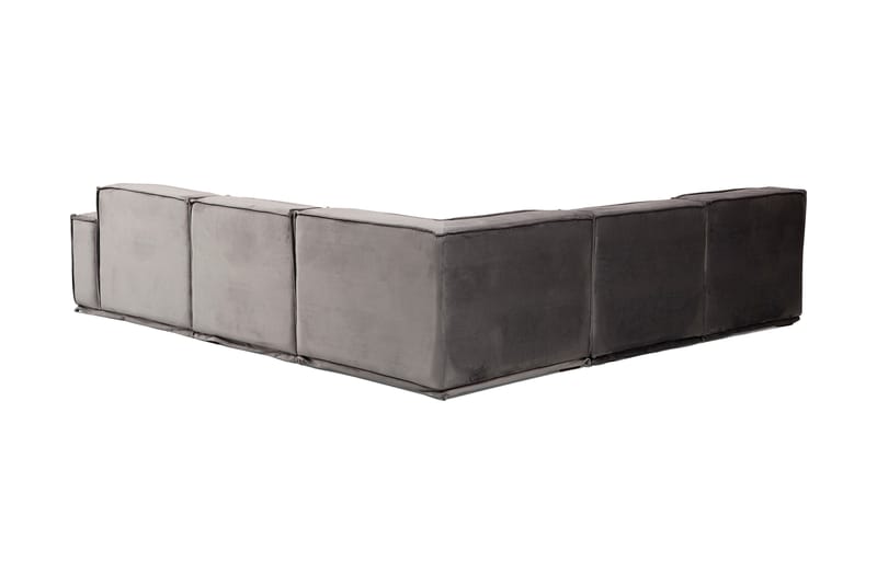 Nightcap Sofa m. Chaiselong 6-Pers. - Grå - Møbler - Sofaer - Hjørnesofa