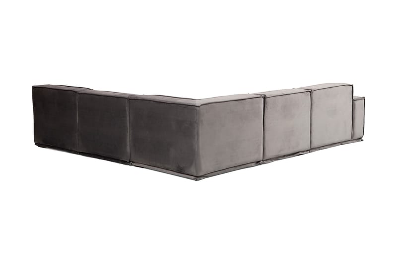 Nightcap Sofa m. Chaiselong 6-Pers. - Grå - Møbler - Sofaer - Hjørnesofa