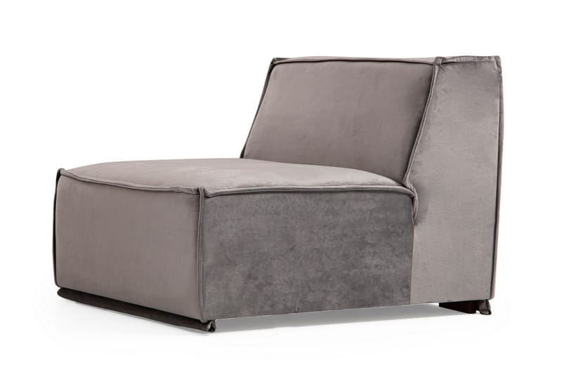 Nightcap Sofa m. Chaiselong 6-Pers. - Grå - Sofa med chaiselong