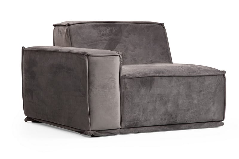 Nightcap Sofa m. Chaiselong 6-Pers. - Grå - Sofa med chaiselong