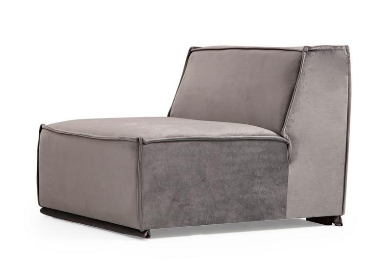 Nightcap Sofa m. Chaiselong 6-Pers. - Grå - Sofa med chaiselong