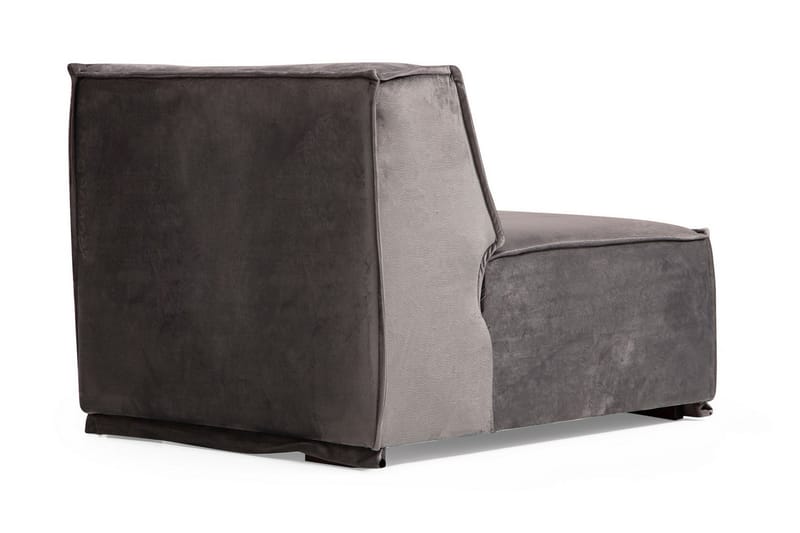 Nightcap Sofa m. Chaiselong 6-Pers. - Grå - Sofa med chaiselong