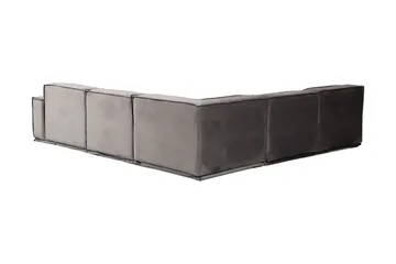 Nightcap Sofa m. Chaiselong 6-Pers. - Grå - Møbler - Sofaer - Hjørnesofa