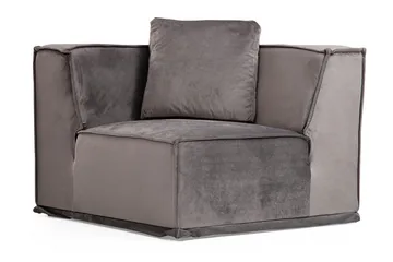 Nightcap Sofa m. Chaiselong 6-Pers. - Grå - Møbler - Sofaer - Hjørnesofa