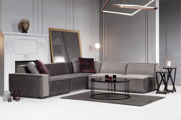 Nightcap Sofa m. Chaiselong 6-Pers. - Grå - Møbler - Sofaer - Hjørnesofa