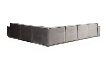 Nightcap Sofa m. Chaiselong 6-Pers. - Grå - Møbler - Sofaer - Hjørnesofa