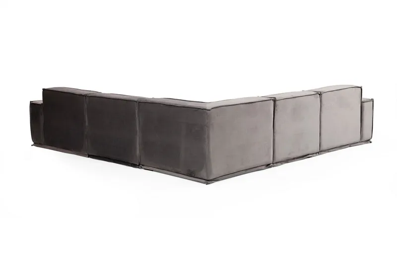 Nightcap Sofa m. Chaiselong 6-Pers. - Grå - Møbler - Sofaer - Hjørnesofa