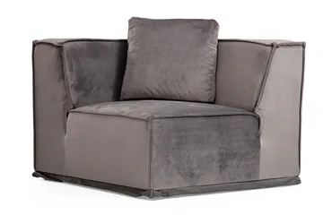 Nightcap Sofa m. Chaiselong 6-Pers. - Grå - Møbler - Sofaer - Hjørnesofa