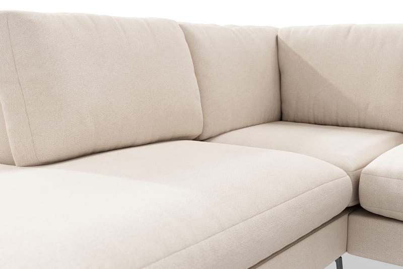 Ocean Lyx 4-pers Sofa med Chaiselong Venstre - Beige - Sofa med chaiselong