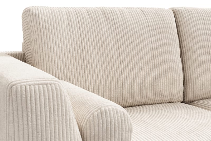 Ocean Lyx 4-personers Højrevendt L-formet Chaiselongsofa i Manchester - Beige - Møbler - Sofaer - Sofa med chaiselong