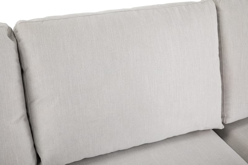 Ocean Lyx 4-personers Højrevendt L-formet Chaiselongsofa i Stof - Lysegrå - Møbler - Sofaer - Sofa med chaiselong