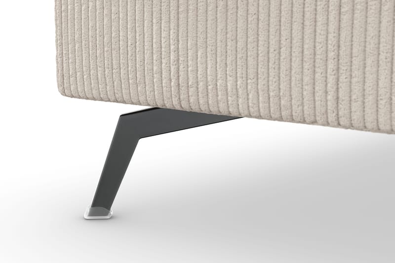 Ocean Lyx 4-personers Venstrevendt L-formet Chaiselongsofa i Manchester - Beige - Møbler - Sofaer - Sofa med chaiselong - 4 personers sofa med chaiselong